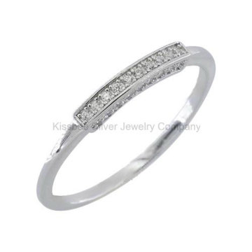 Pura joyas de plata de joyería anillo de dedo elegante señora anillo (kr3065)